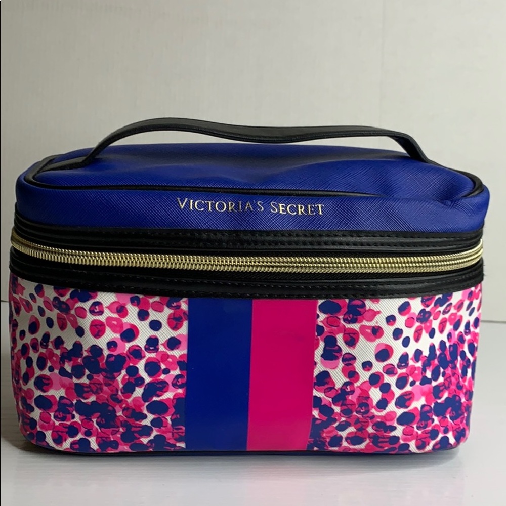 Victoria’s Secret Pink and Blue Makeup Train case